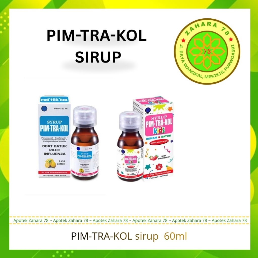 PIMTRACHOL SIRUP MENGATASI MASALAH PANAS DISERTAI BATUK DAN PILEK PADA ANAK