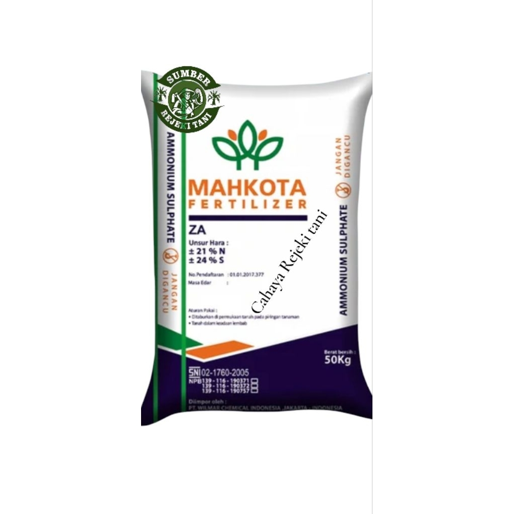 Pupuk Mahkota ZA Original 50 kg