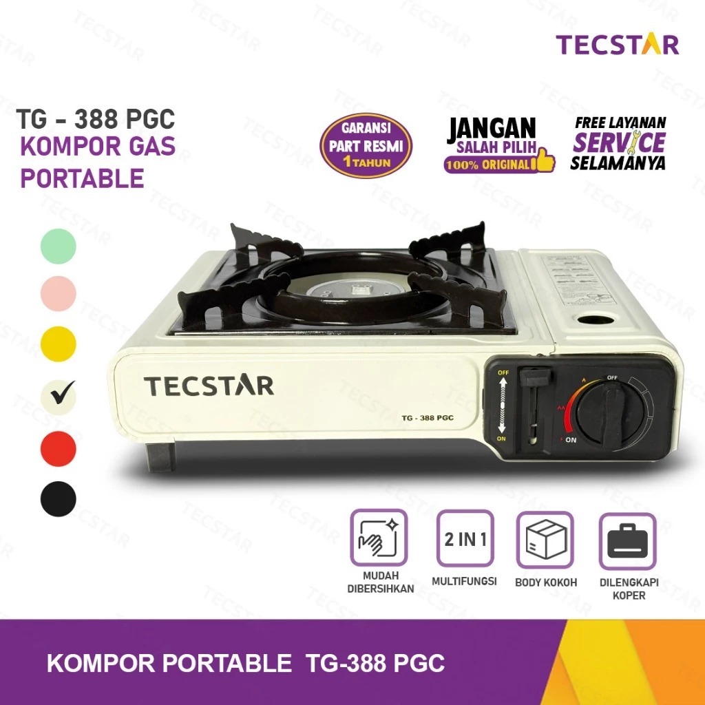 KOMPOR PORTABLE TECSTAR TGC-388 PGC KOMPOR PORTABLE AESTETIC