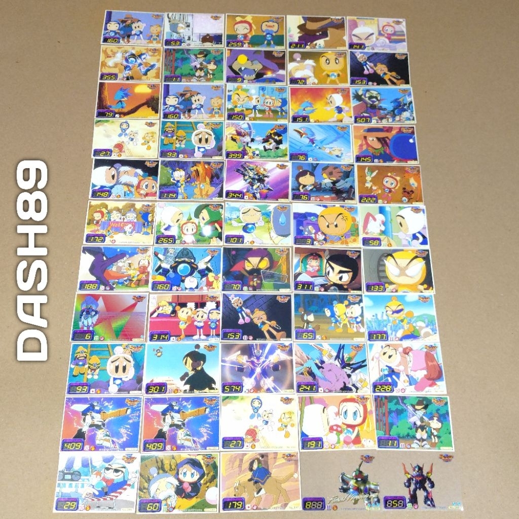 B-Daman Bakugaiden Mega Complete Sticker 55 Pcs Set