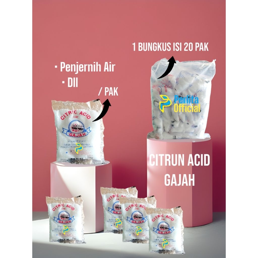 Sitrun/Sitrun Asid Cap Gajah / Pak