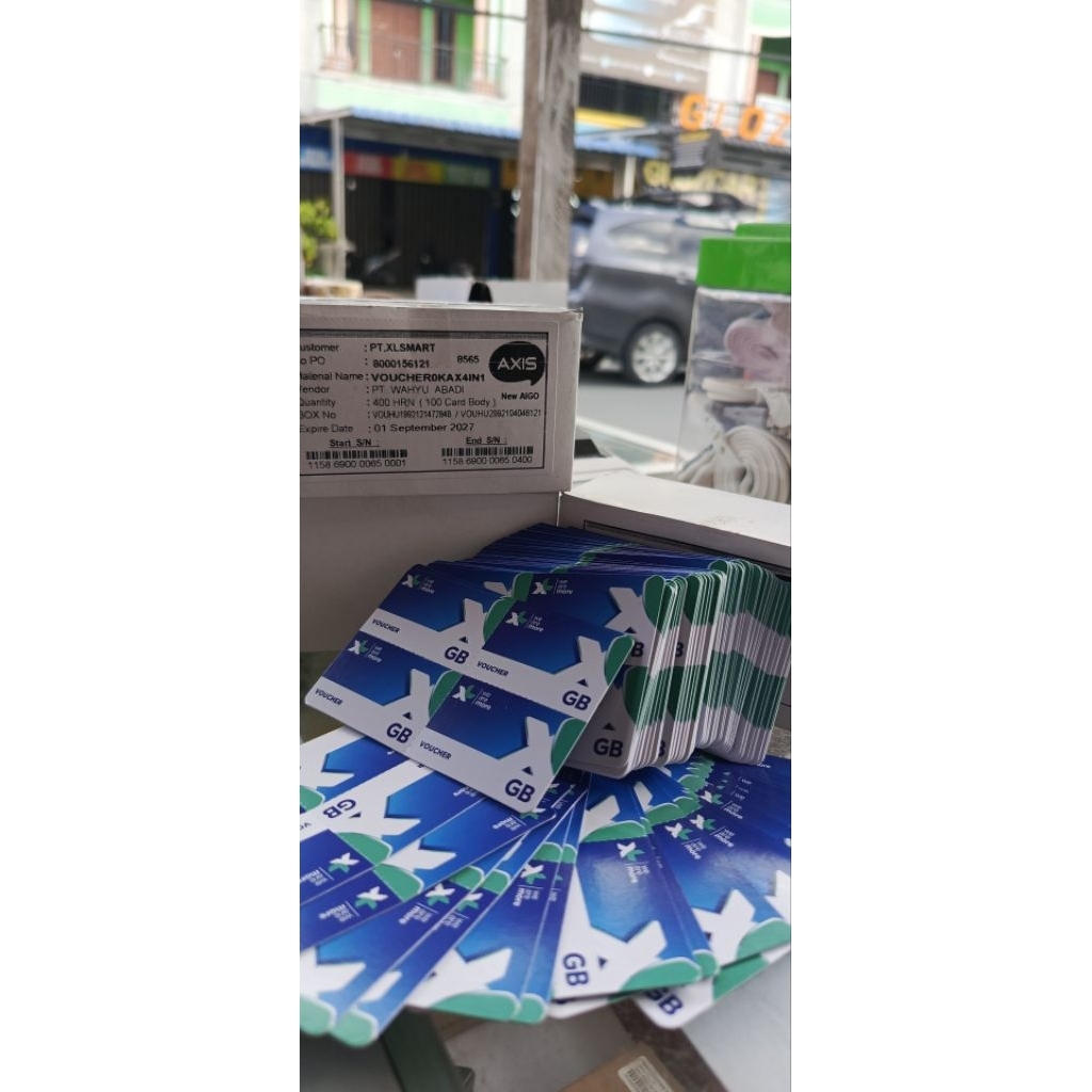 VOUCHER KOSONGAN XL (BAHAN INJECT)