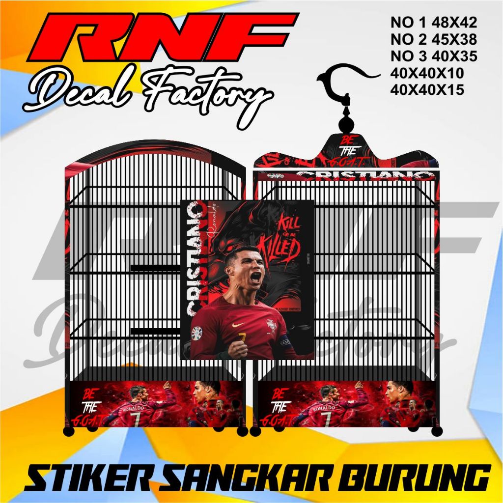 DECAL STIKER SANGKAR KENARI, CENDET, KACER KEREN,STIKER SANGKAR KOTAK,KOPER,KOSAN,DECAL VARIASI, DES