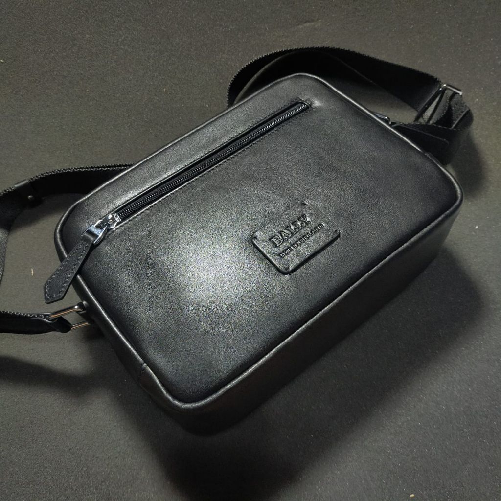 Tas selempang pria kulit tas camera bag kulit Bendera