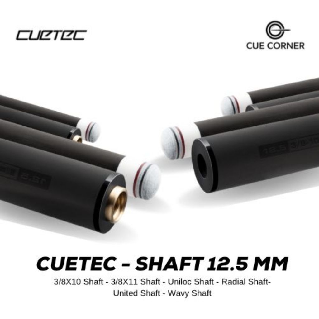 Cuetec shaft 12.5mm - Shaft stik billiard