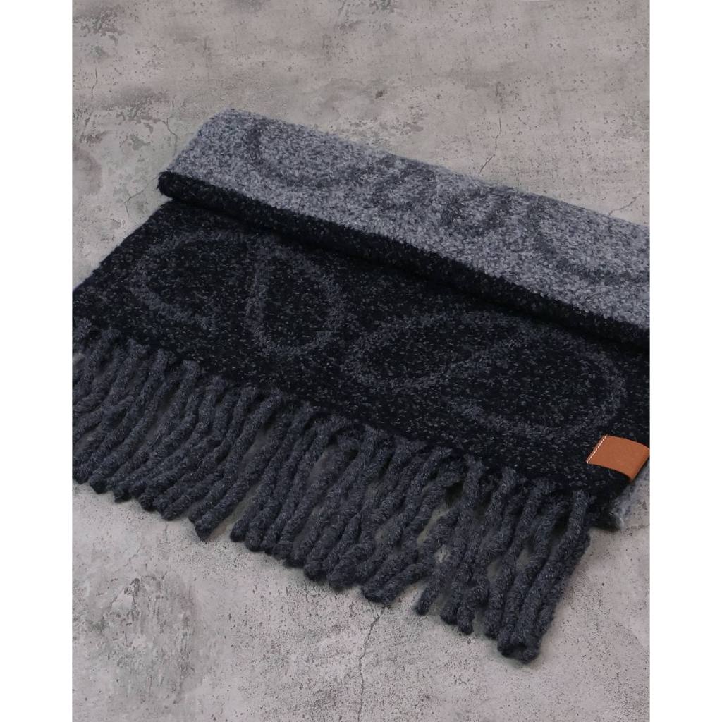 Anagram Scarf In Alpaca An Wool Dark Grey