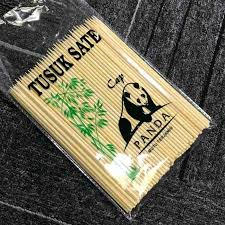 TUSUK SATE BAMBU CAP PANDA  / TUSUK SATE