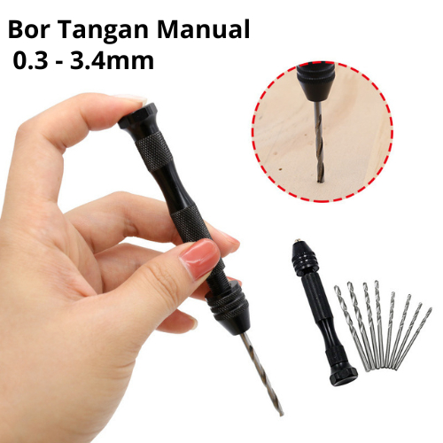 Bor Tangan Manual Serbaguna Mini Hand Drill
