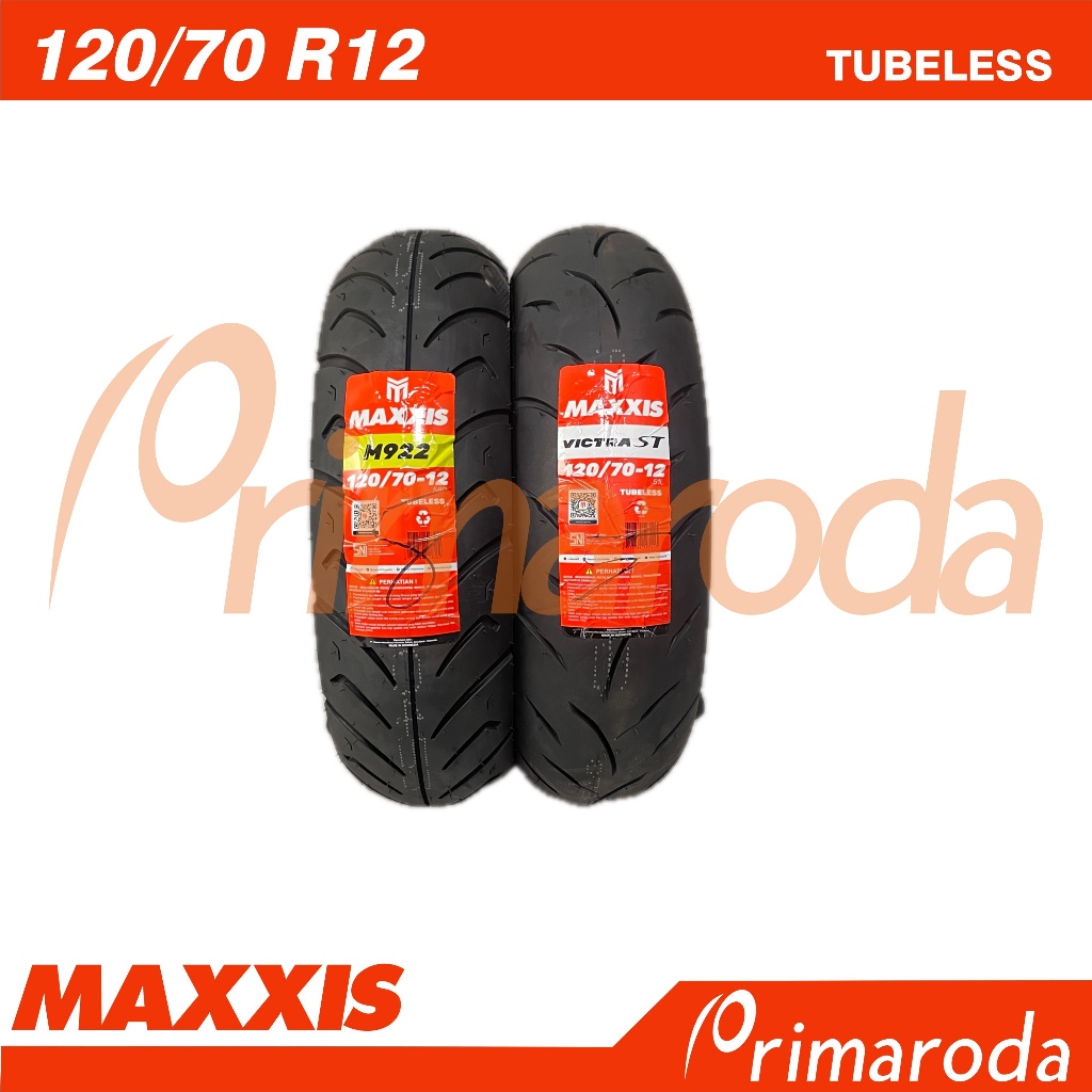 Ban Depan Vespa GTS 300 SuperTech Tubeless Maxxis 120/70 Ring 12