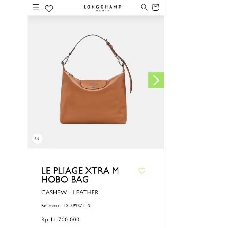 Tas Lc Cuir Hobo Kulit Original Quality