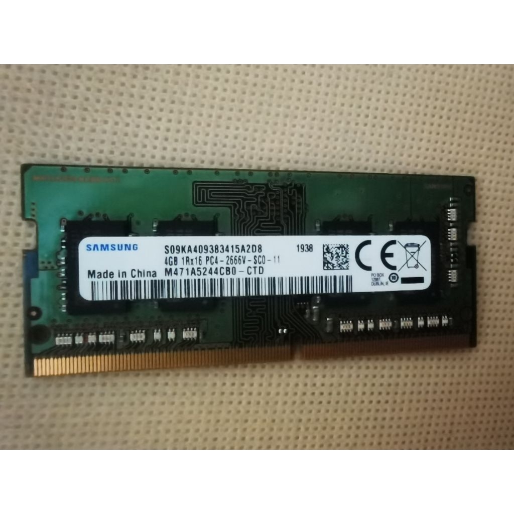 RAM Laptop 4 GB 1Rx16 DDR4 2666v