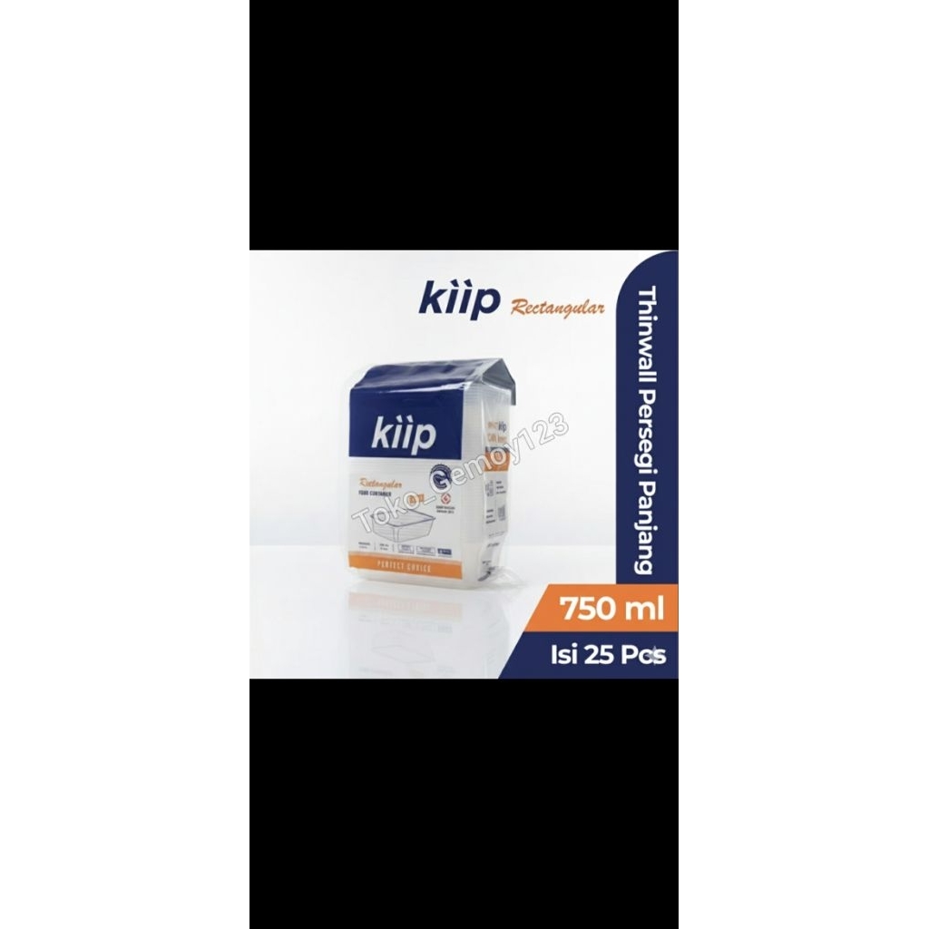 Thinwall kiip rectangle 750ml