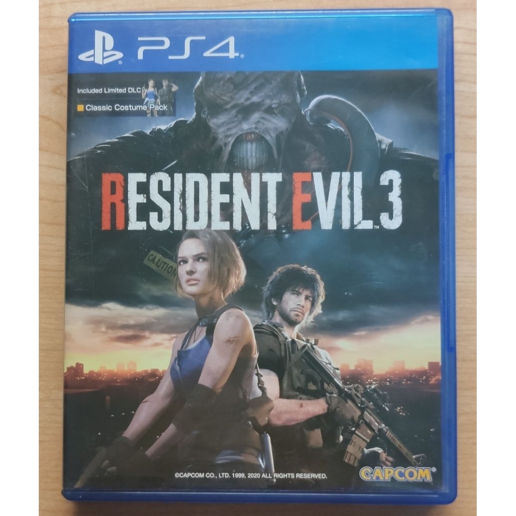 kaset bd ps4 resident evil 3