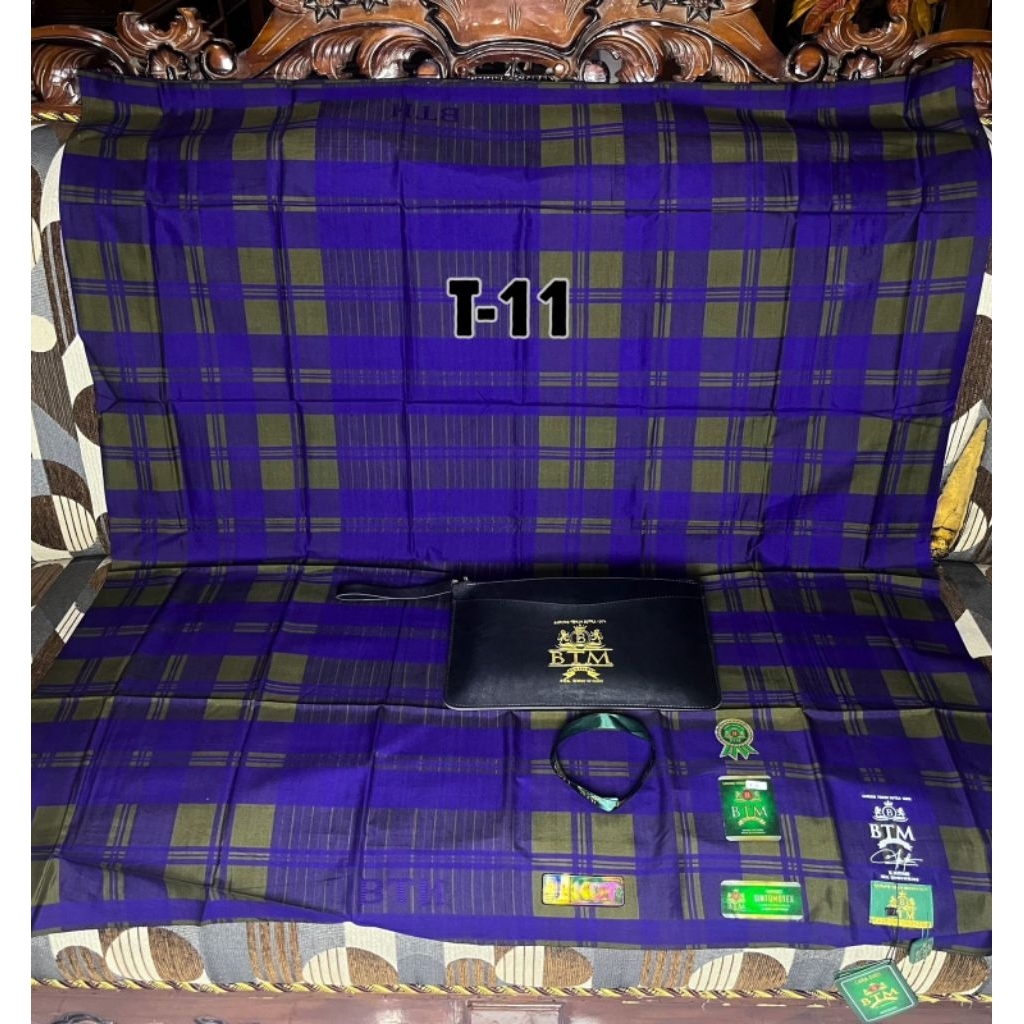 Sarung BTM FULL SUTRA 210 Motif KDT KRJ GOLD