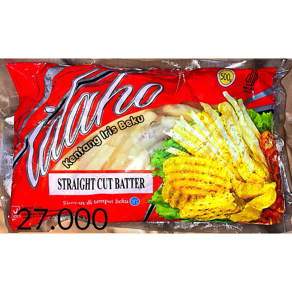 FROZEN FOOD KENTANG IDAHO 500 GRAM