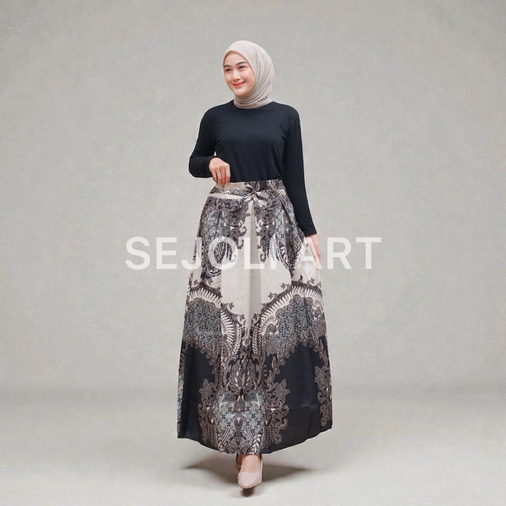 SEJOLI ART ROK BATIK PANJANG MODERN ROK JUMBO KLOK PAYUNG