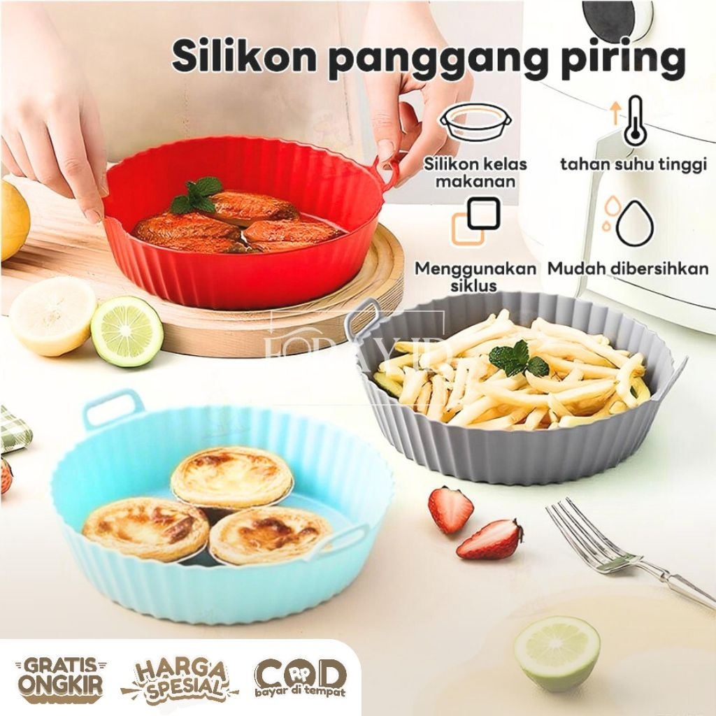 Alas Air Fryer Loyang Air Fryer Tahan Panas Tray Air Fryer Silikon
