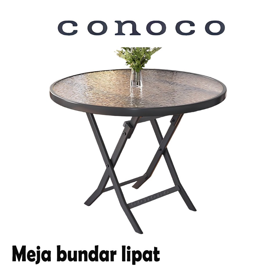 Meja Lipat Bulat Meja Kecil Meja Estetik Meja Bulat Meja Kopi Meja Ruang Tamu Meja Kayu Bulat