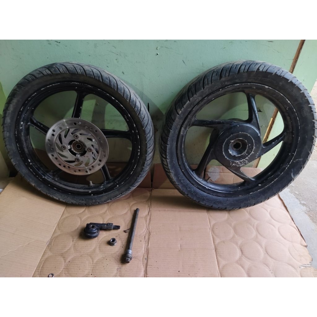 velg set shogun axelo 125 sp/fl/r original copotan