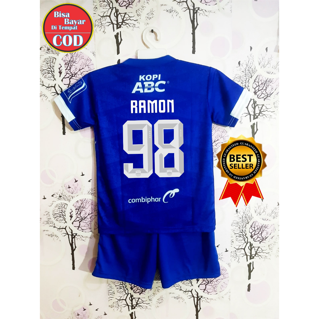 JERSEY RAMON Tanque NO 98 | Setelan baju bola anak local persib persija murah set sepak bola musim t