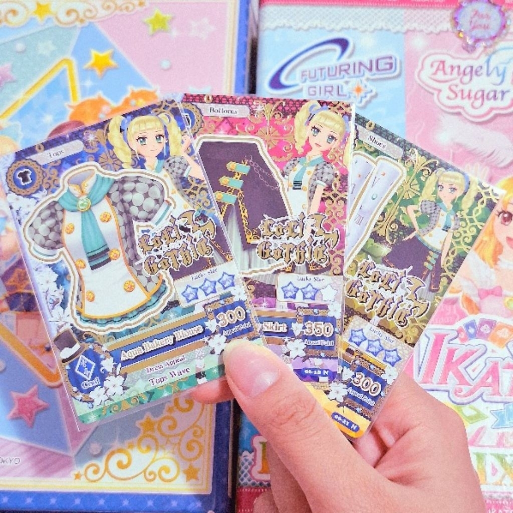 Aikatsu Card Loli Gothic Normal Set - Aqua Bakery Coord Eng Ver