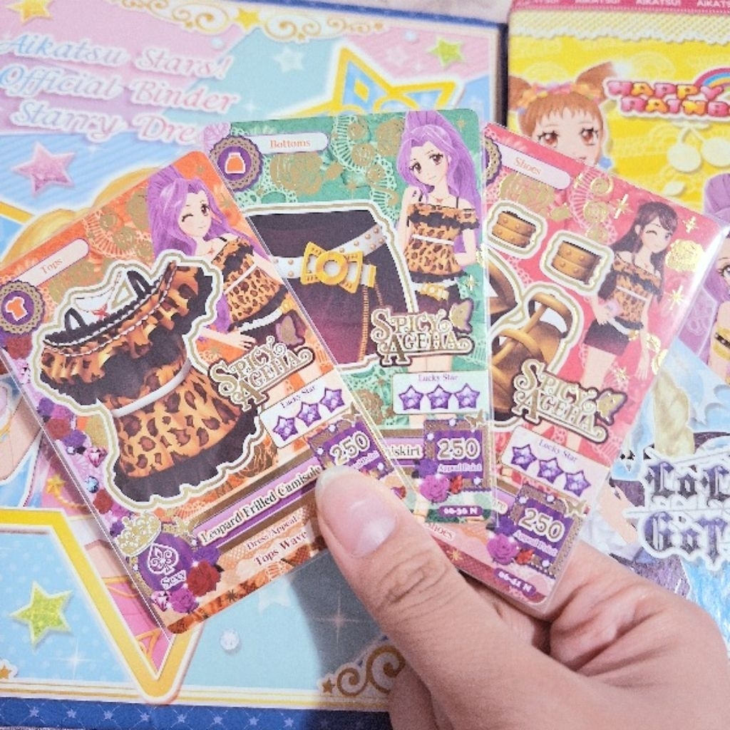 Aikatsu Card Spicy Ageha Normal Set - Eng Ver