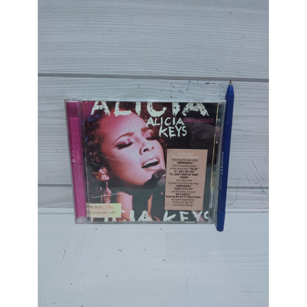 KASET CD ALICIA KEYS UNPLUGGED