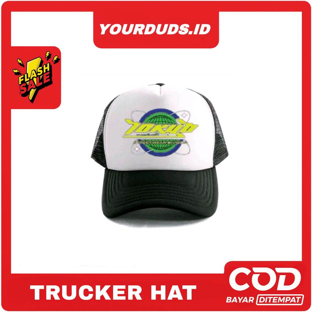 Topi Trucker TOPI JARING TOKYO STREETWEAR PREMIUM Aksesoris Fashion Anak Muda hat
