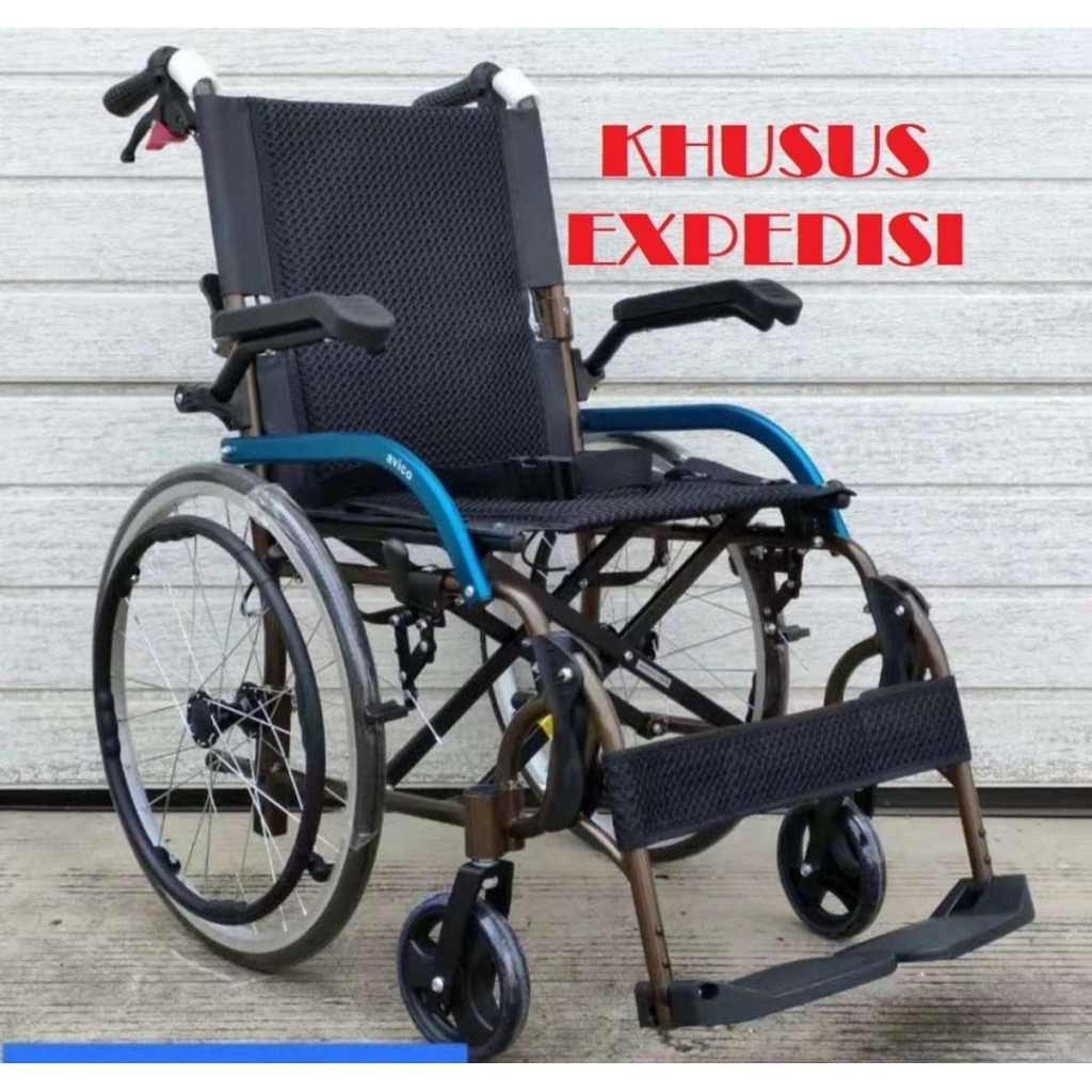 Kursi Roda Athena Avico/ kursi roda traveling aluminium 20in