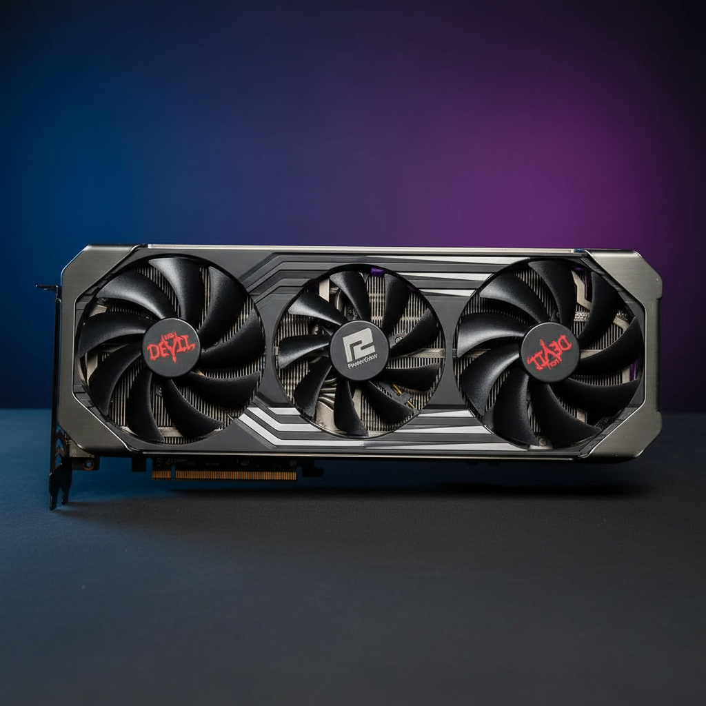 RX 6700 XT PowerColor Red Devil GPU bekas