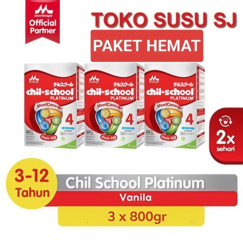 CHILSCHOOL PLATINUM VANILA MADU COKLAT 800 GRAM/CHIL SCHOOL/PLAT/800GR