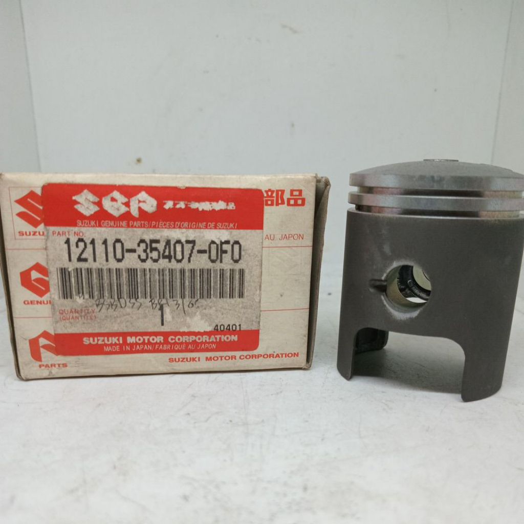 PISTON SEKER SEHER ONLY SUZUKI RC80 os STD ORIGINAL SGP 12110-35407-100