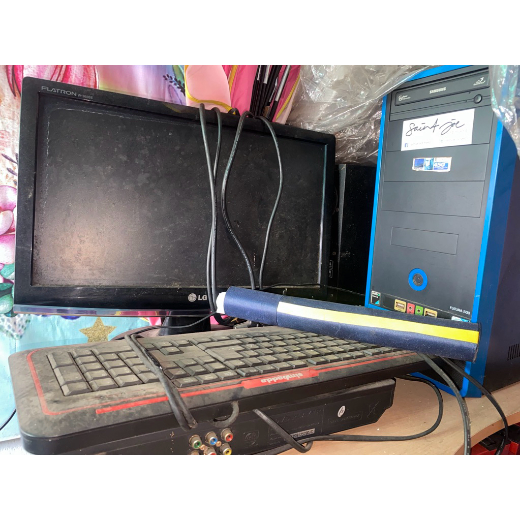 komputer LG lengkap 1 set cpu keeyboard