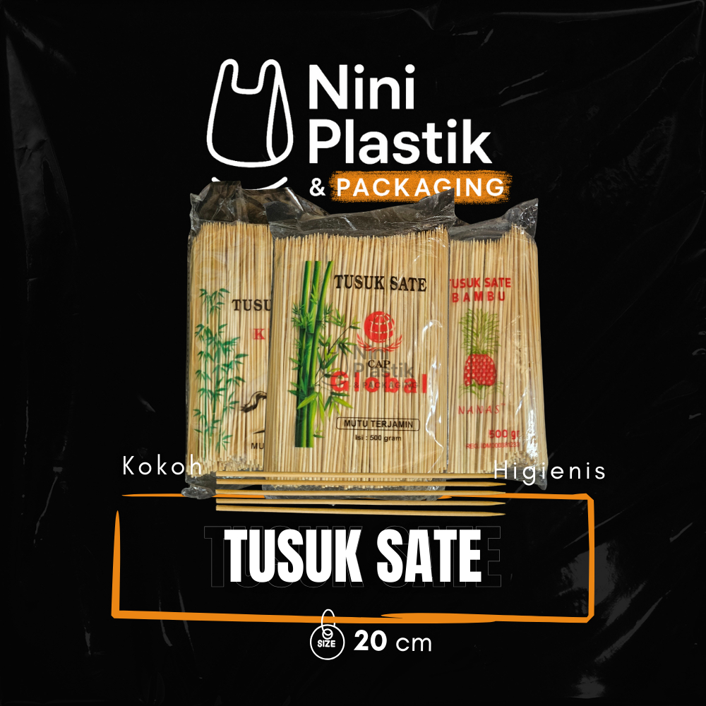 Tusuk Sate Bambu – Cap Global / Cap Kuda / Cap Nanas