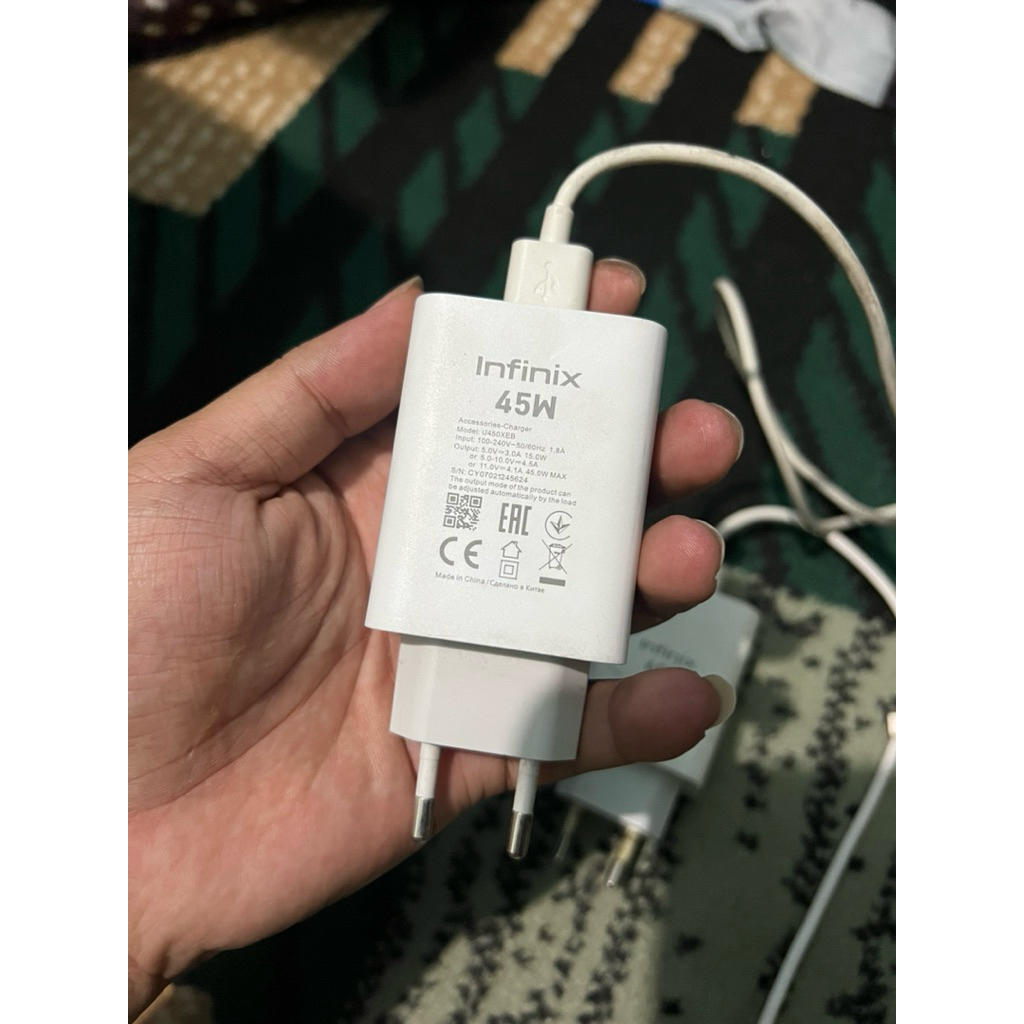 casan infinix ori copotan 45w