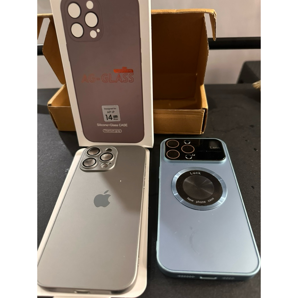 B1G1 Steel case iphone 14 pro max Natural titanium Bekas pakai Ready kirim