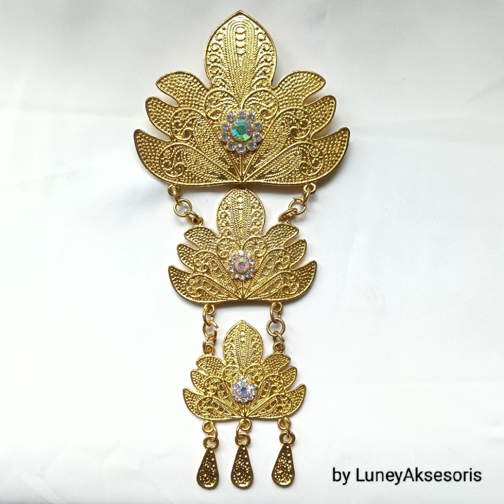 bros kebaya bahan premium/ bros tingkat/ bros pesta/ bros mewah/bros elegan/cocok untuk berbagai aca