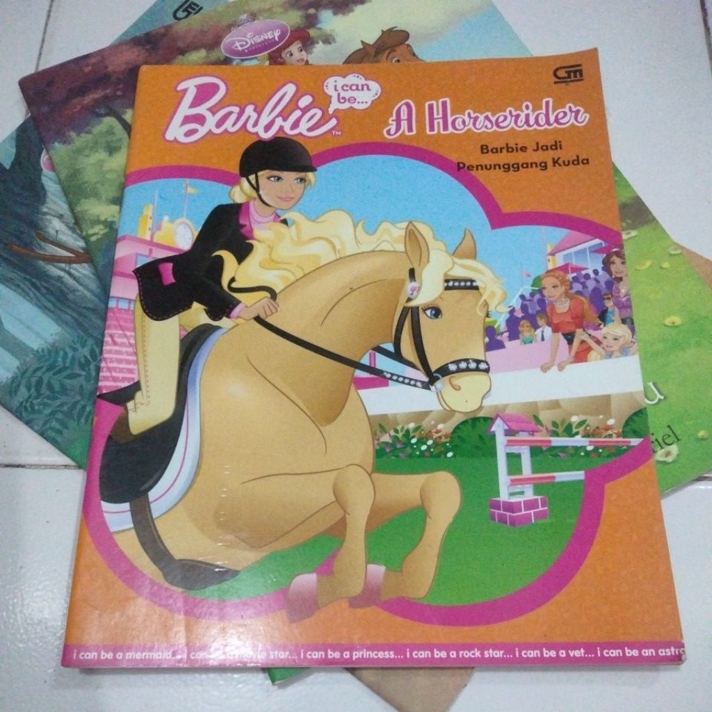 Buku Cerita Disney Princess dan Barbie