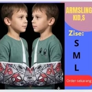 Penyangga Lengan patah anak / Gendongan lengan / Arm Sling Anak anak