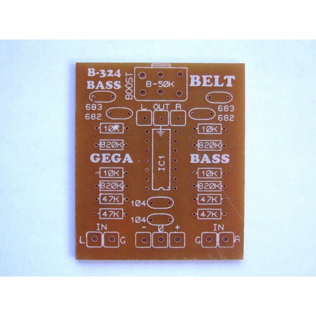 PCB giga bass penguat nada bass