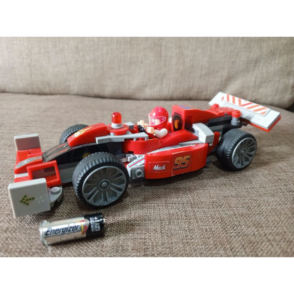 mainan bongkar pasang model mobil balap Ferrari/Lego mobil balap keren/ mobil bootleg bagus