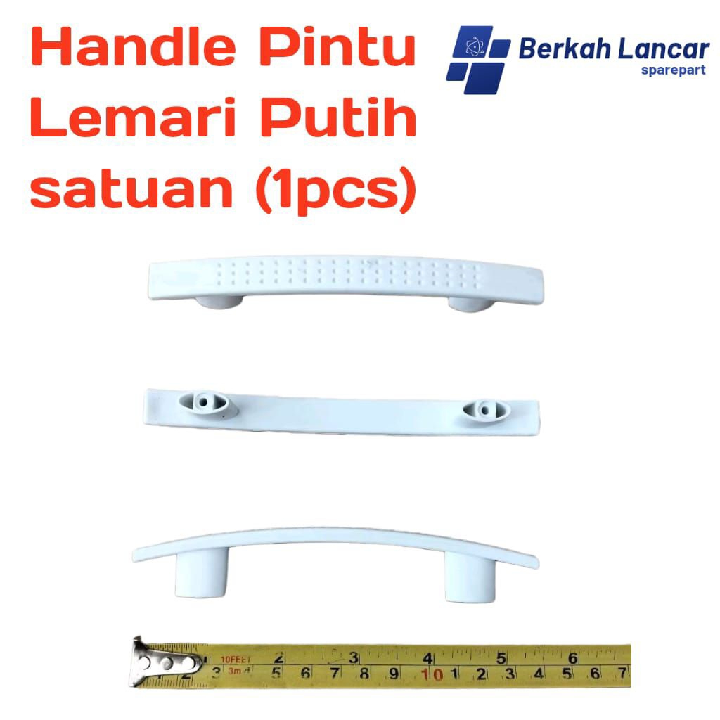 handle pintu lemari putih satuan (1pcs)