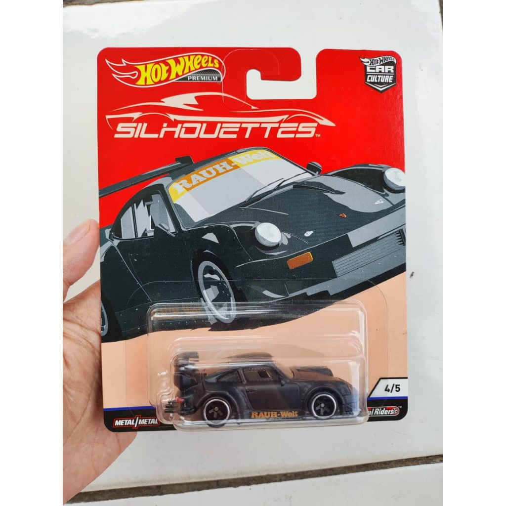 HOT WHEELS SILHOUTTES RWB PORSCHE 930 HITAM