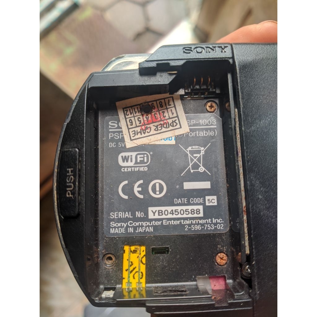 Sony PSP Fat 1003 bahan minusan