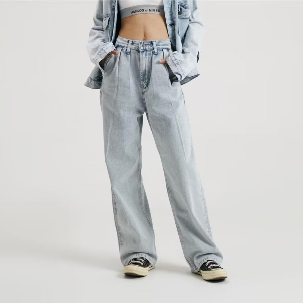 Preloved Amigos De Nimes La Rachel basic Blue Jeans