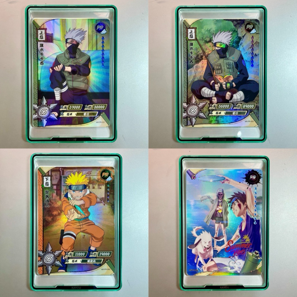 Kartu Naruto Kayou - Set PR Naruto & Kakashi