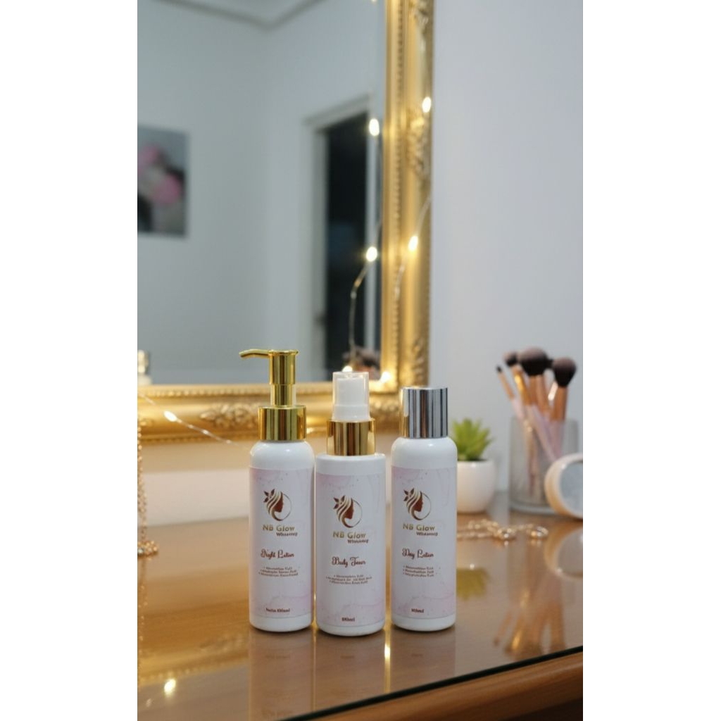 HB Dosting NB Glow Whitening Paket Pemutih Badan