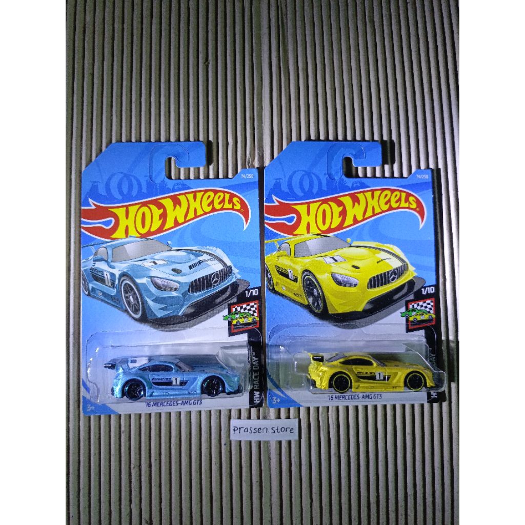 2 Hot Wheels '16 Mercedez-AMG GT3