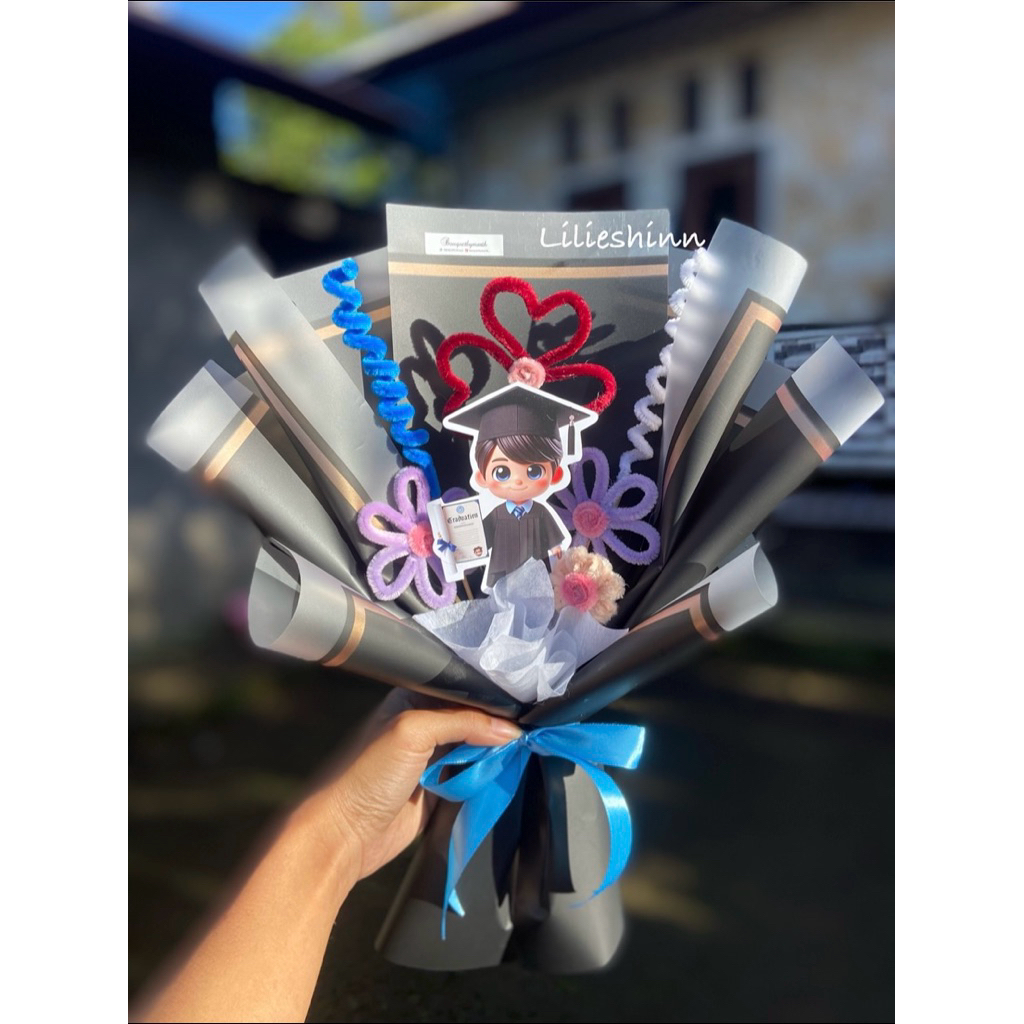 buket wisuda simpel cewe/cowo