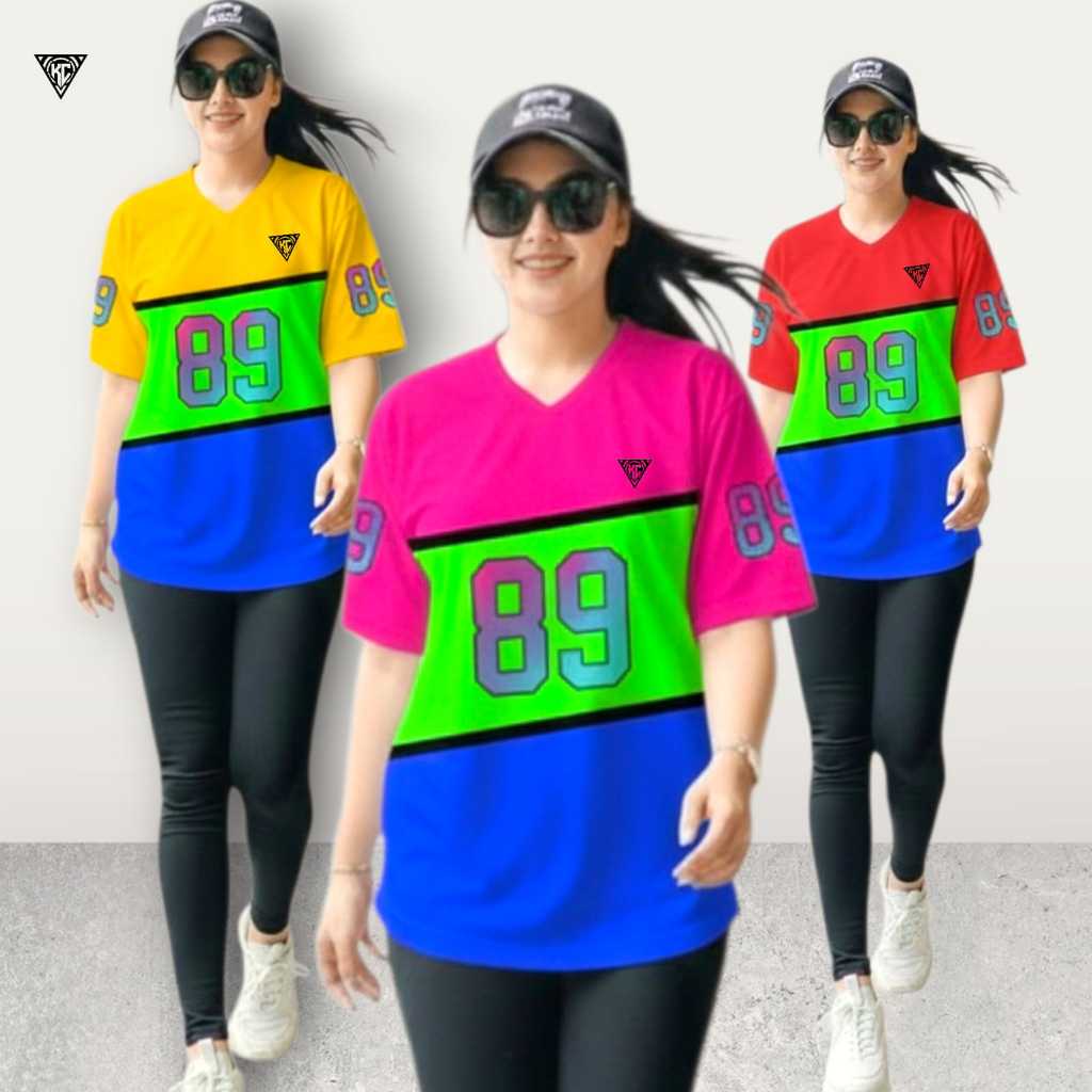 SXB SPORT BAJU OLAHRAGA SENAM AEROBIC PRIA WANITA TERBARU BAHAN IMPORT MOTIF THREE COLOR